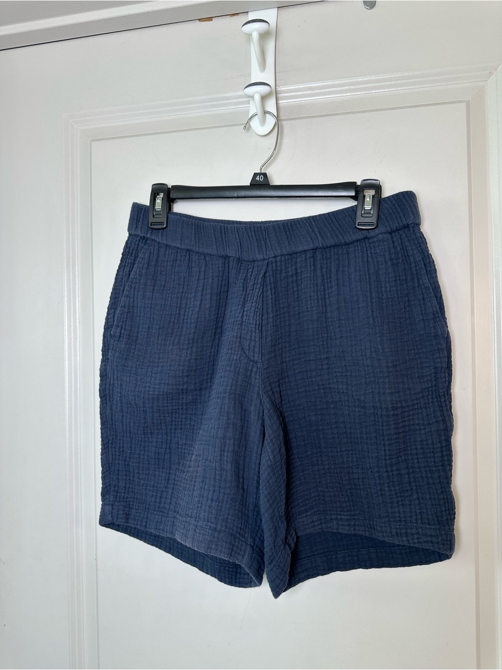 J. Jill Gauzy Cotton Lightweight Relaxed Black Beachy Shorts, Size XS